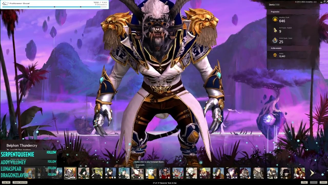 Happy New Year Evrahbootah! GW2 Chill hangover stream lul working on Token farm for Legendary armor