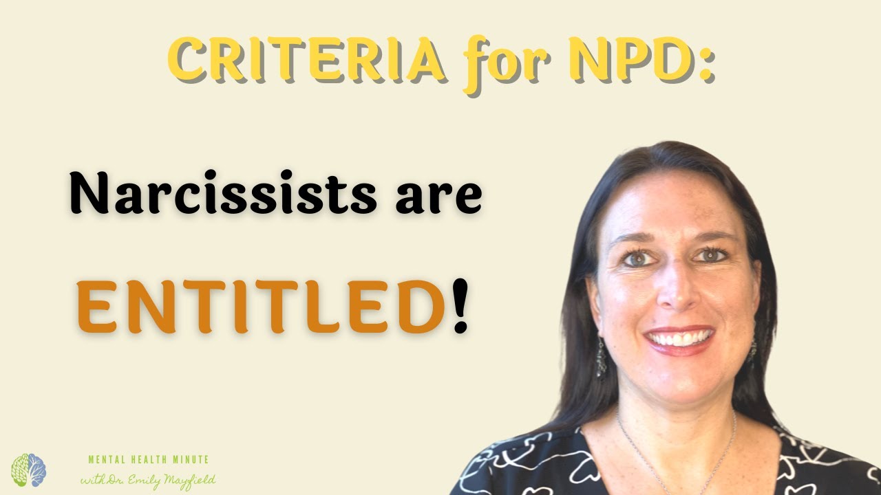 Narcissist Sense Of Entitlement | CRITERIA FOR NPD | Narcissists Think They Are Better Than Everyone