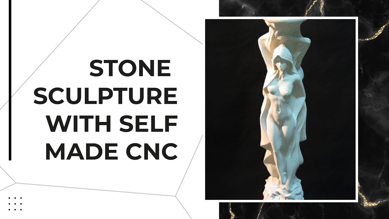 stone sculpture with self made cnc