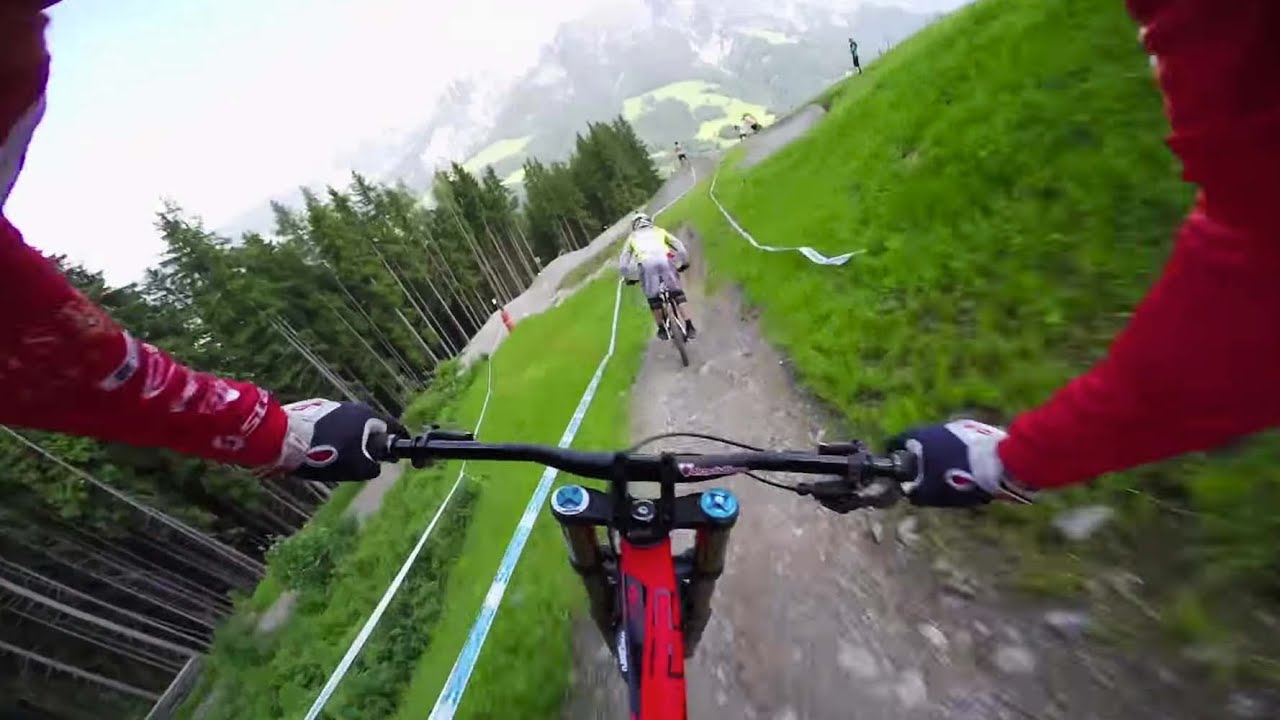 Claudio Caluori Downhill MTB Course Preview in Leogang