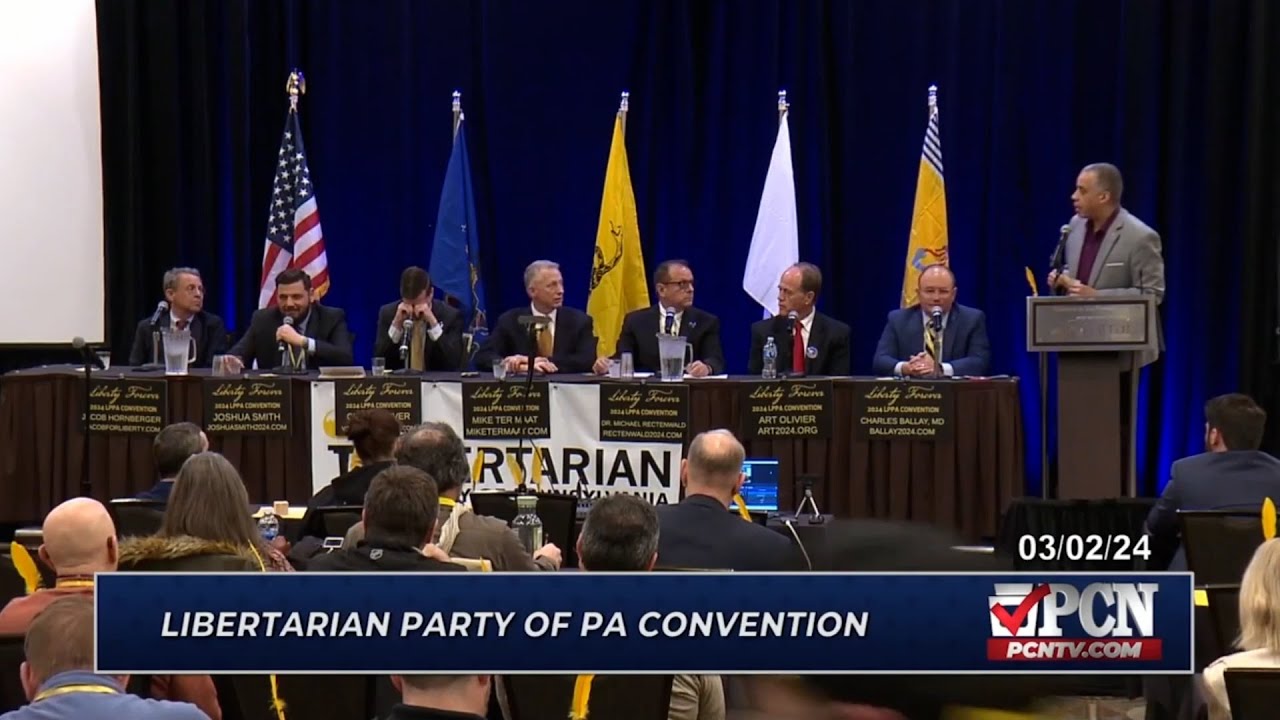 Libertarian Presidential Debate: 2024 PA Libertarian Convention - Moderated by Larry Sharpe