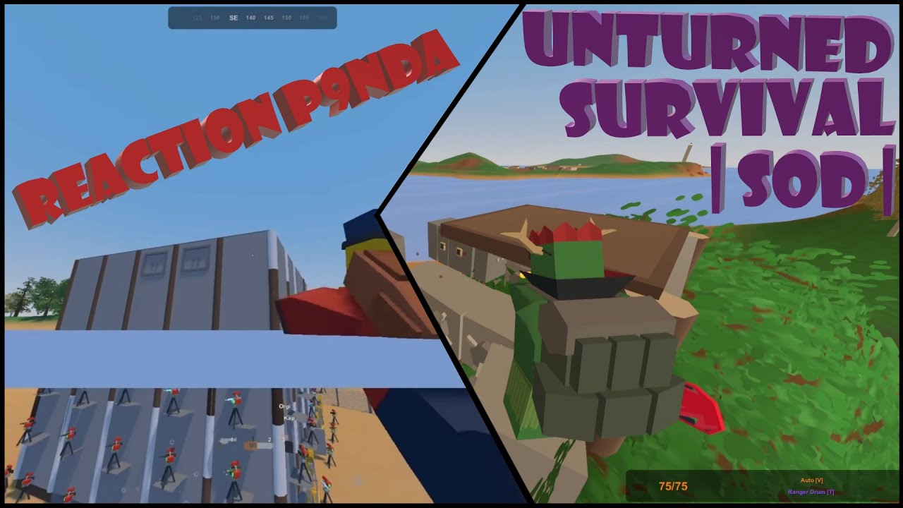 | Unturned Survival | SOD | REACTION P9NDA | RAID'S |