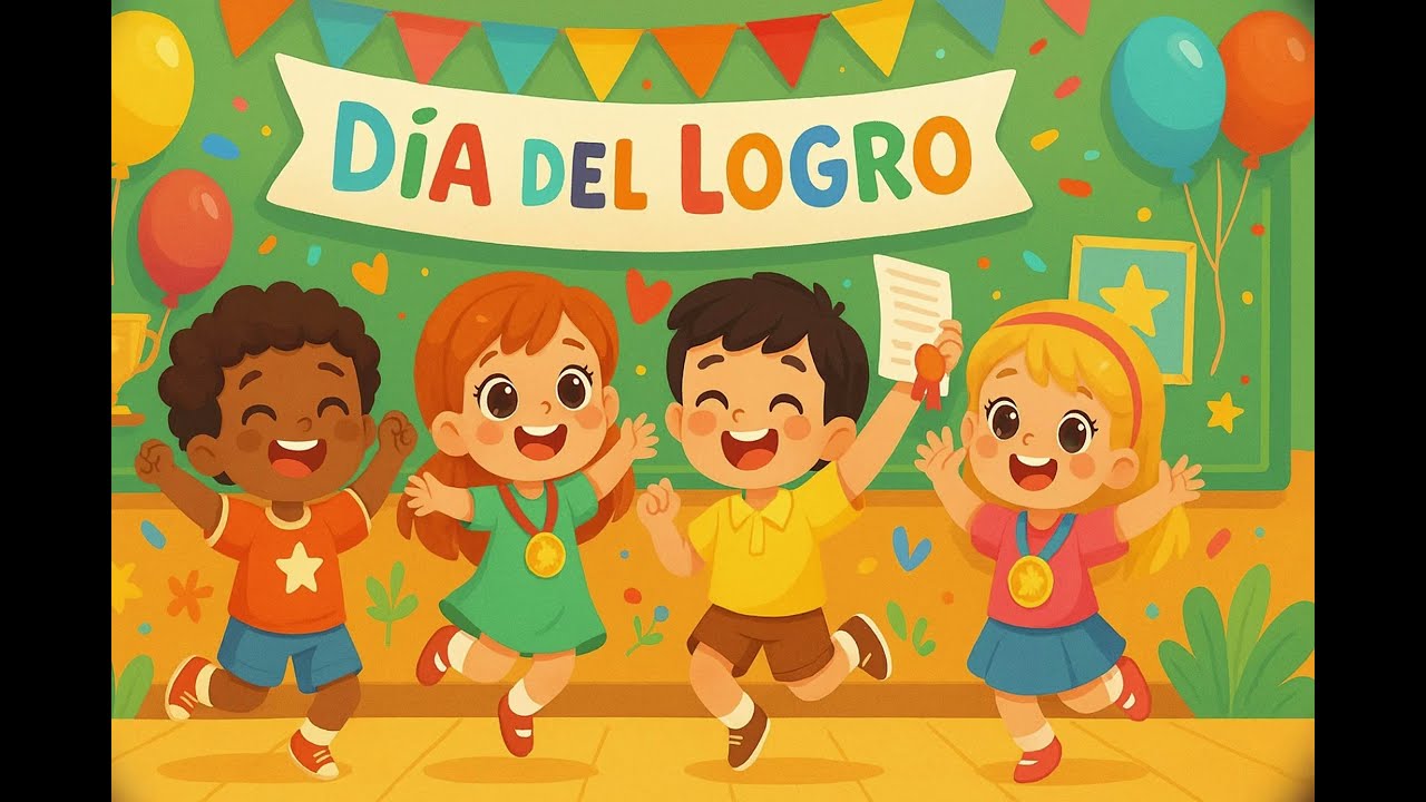 Canci&oacute;n para el D&iacute;a del logro ( canci&oacute;n para mis triunfos! (M&uacute;sica infantil )