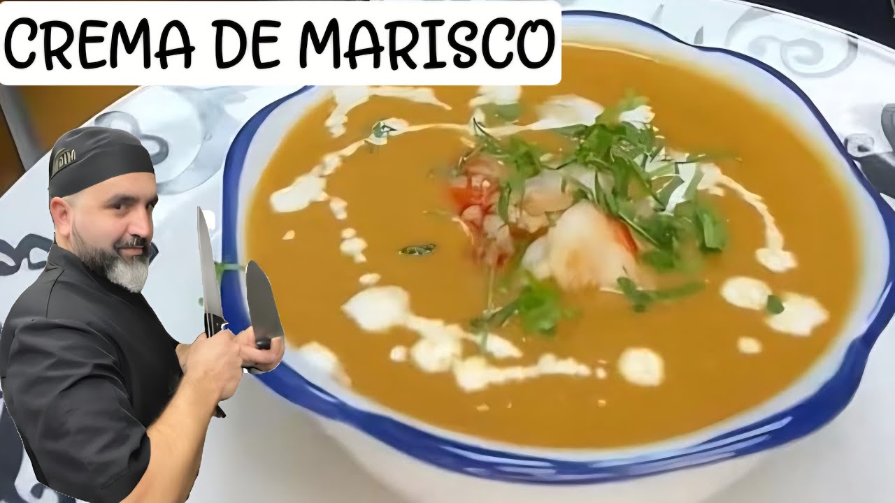 Crema de marisco una receta que no puede faltar estas fechas en nuestra mesa.