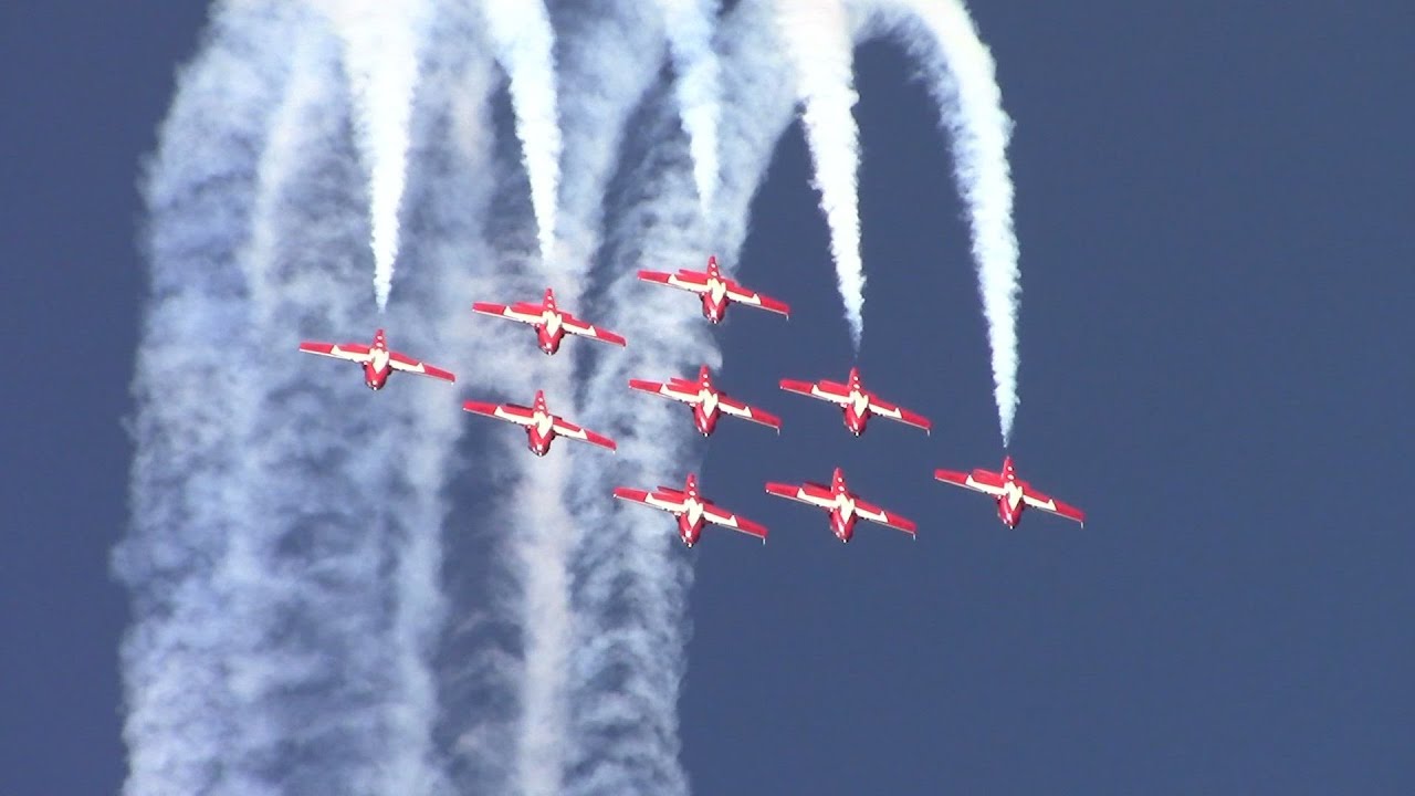 Canadian Snowbirds at Fleet Week in San Francisco. Saturday. 2017. 60fps.