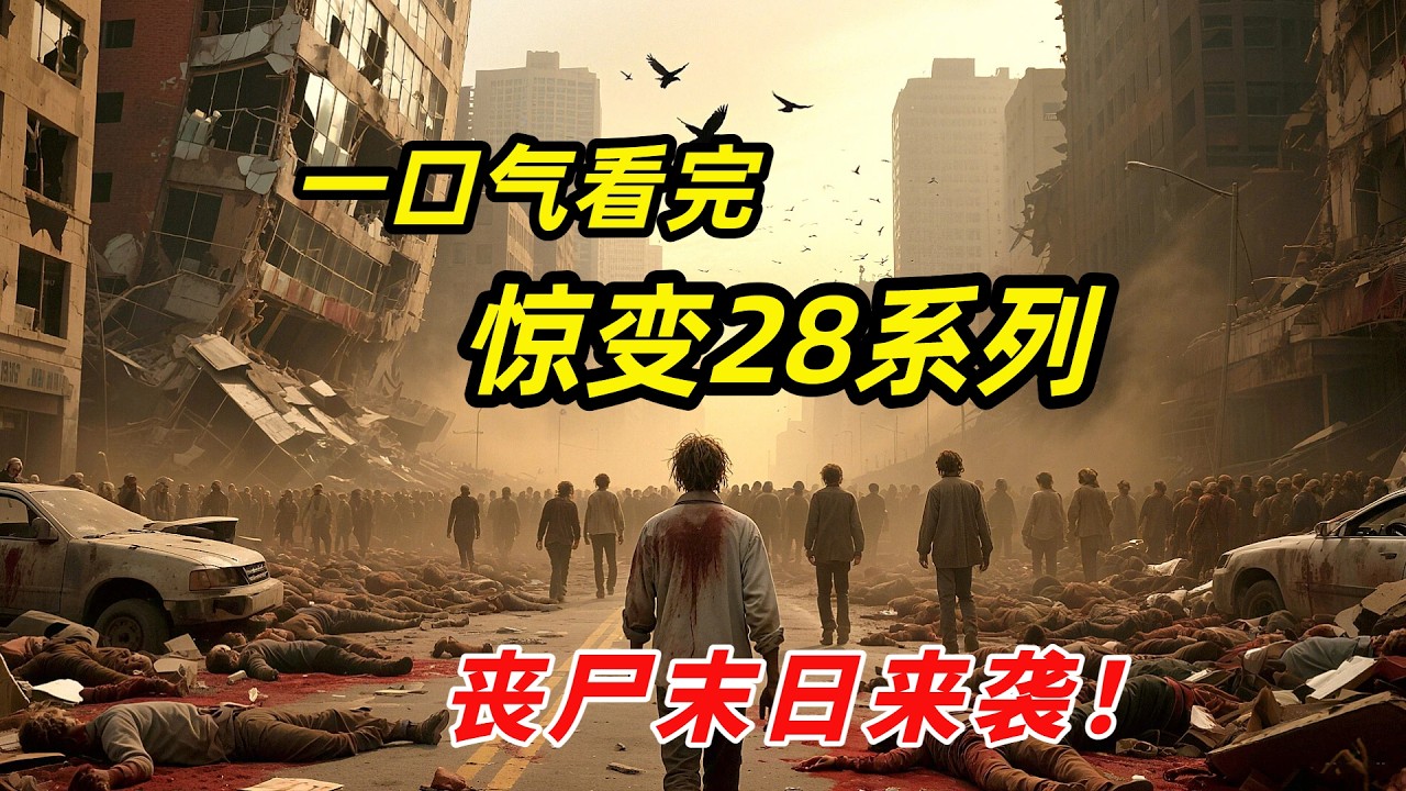 【阿奇】喪尸病毒驚悚來襲，人類文明徹底崩塌/一口氣看完驚變28系列