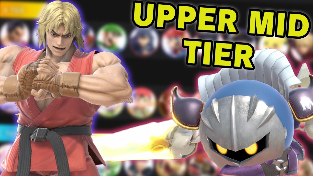 NEW SMASH ULTIMATE TIER LIST (Upper-Mid Tier)