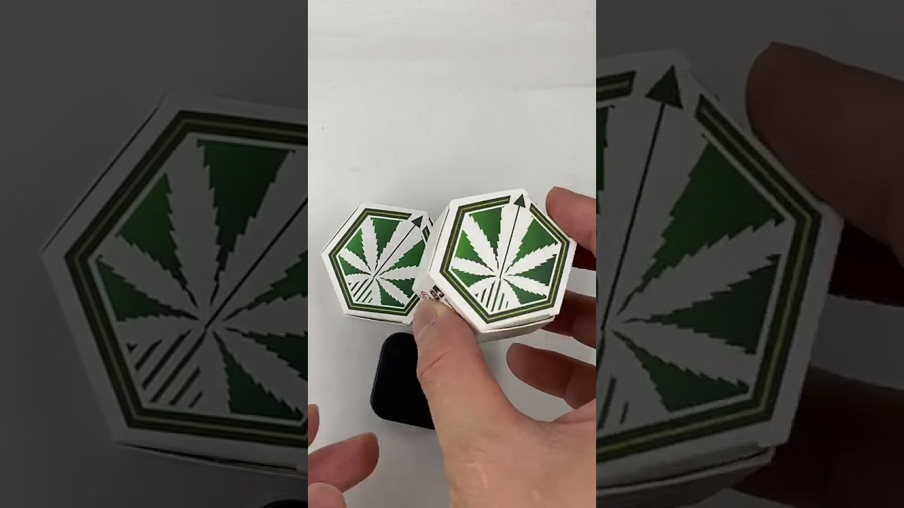 Hexagon Paper Boxes for Cannabis Wax Containers