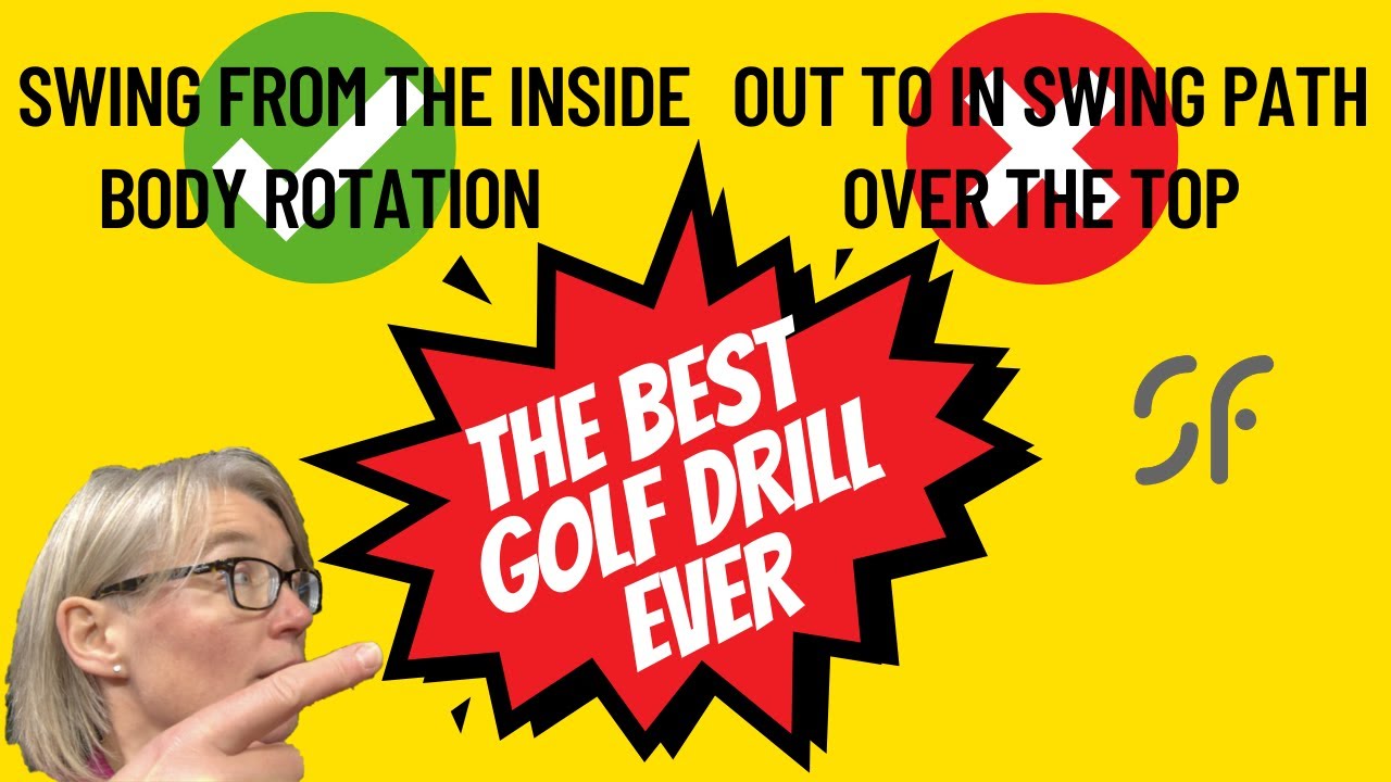 THE BEST GOLF SWING DRILL EVER - IMPROVE YOUR TAKEAWAY, BODY ROTATION AND SWING FROM THE INSIDE