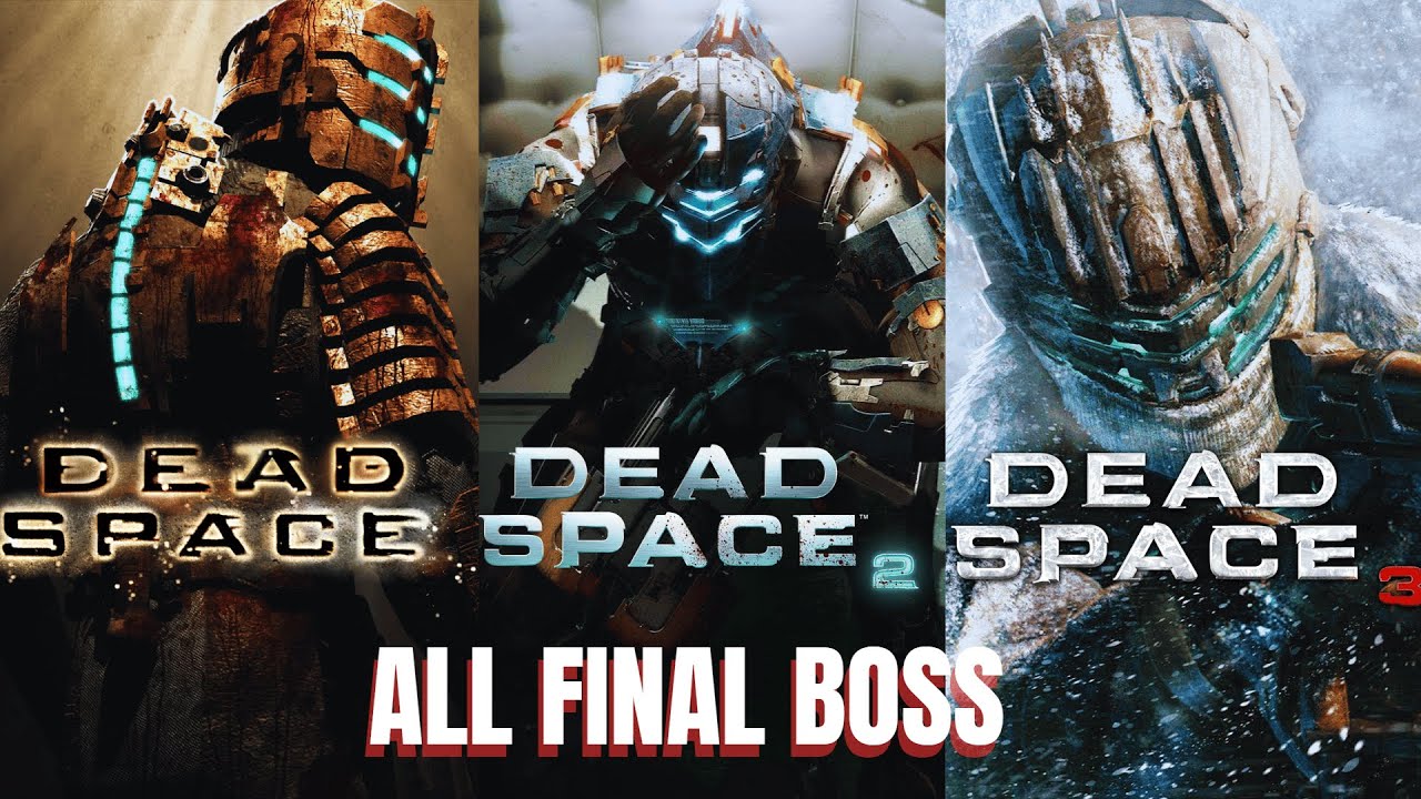 Dead Space Trilogy (2008 - 2013) All Final Boss with Cutscenes 4K 60FPS