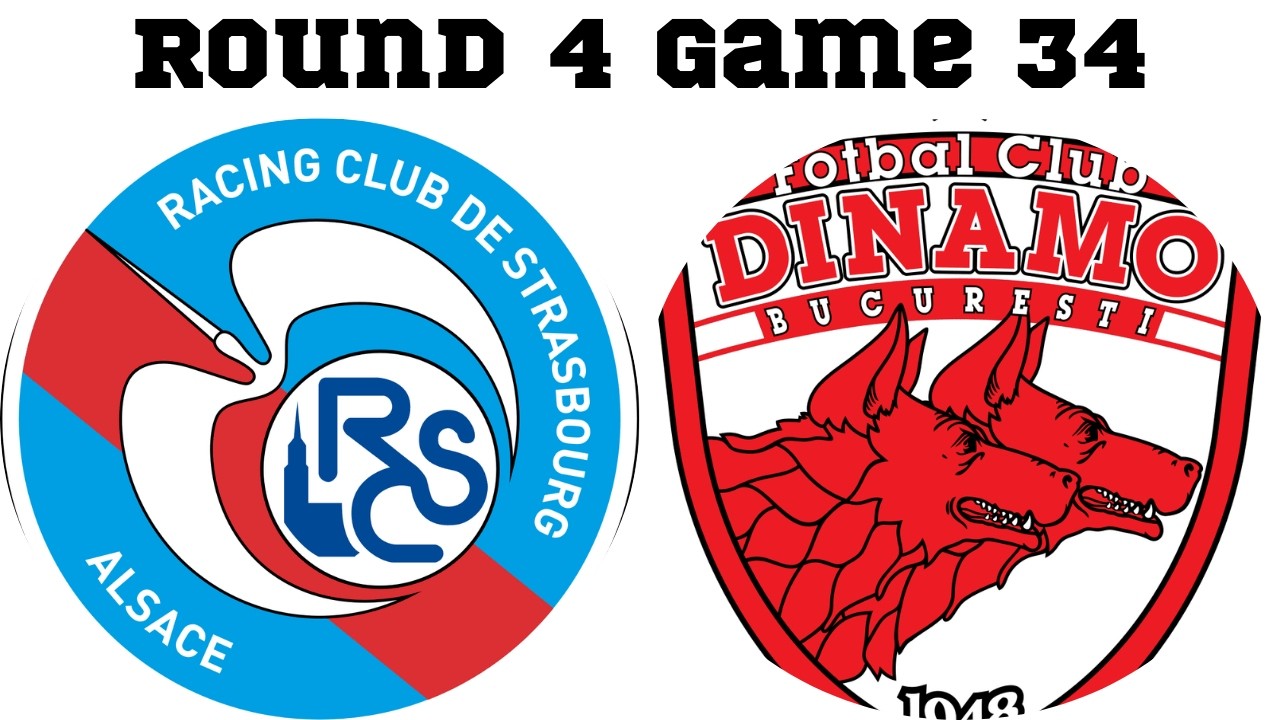 Round 4 Game 34 Strasbourg vs FC Dinamo 1948