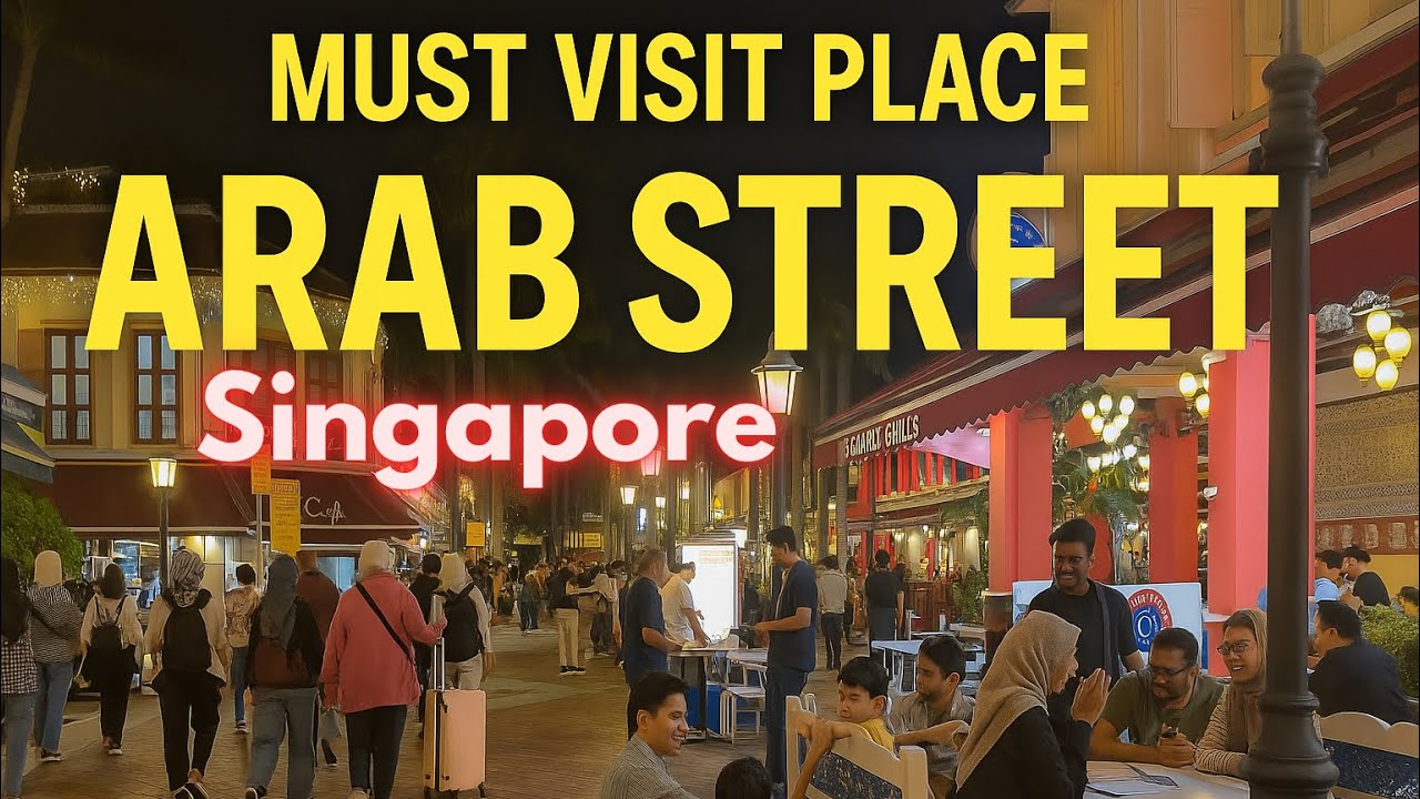 Singapore Arab Street, Amazing Halal Middle Eastern Foods, Shopping and Night