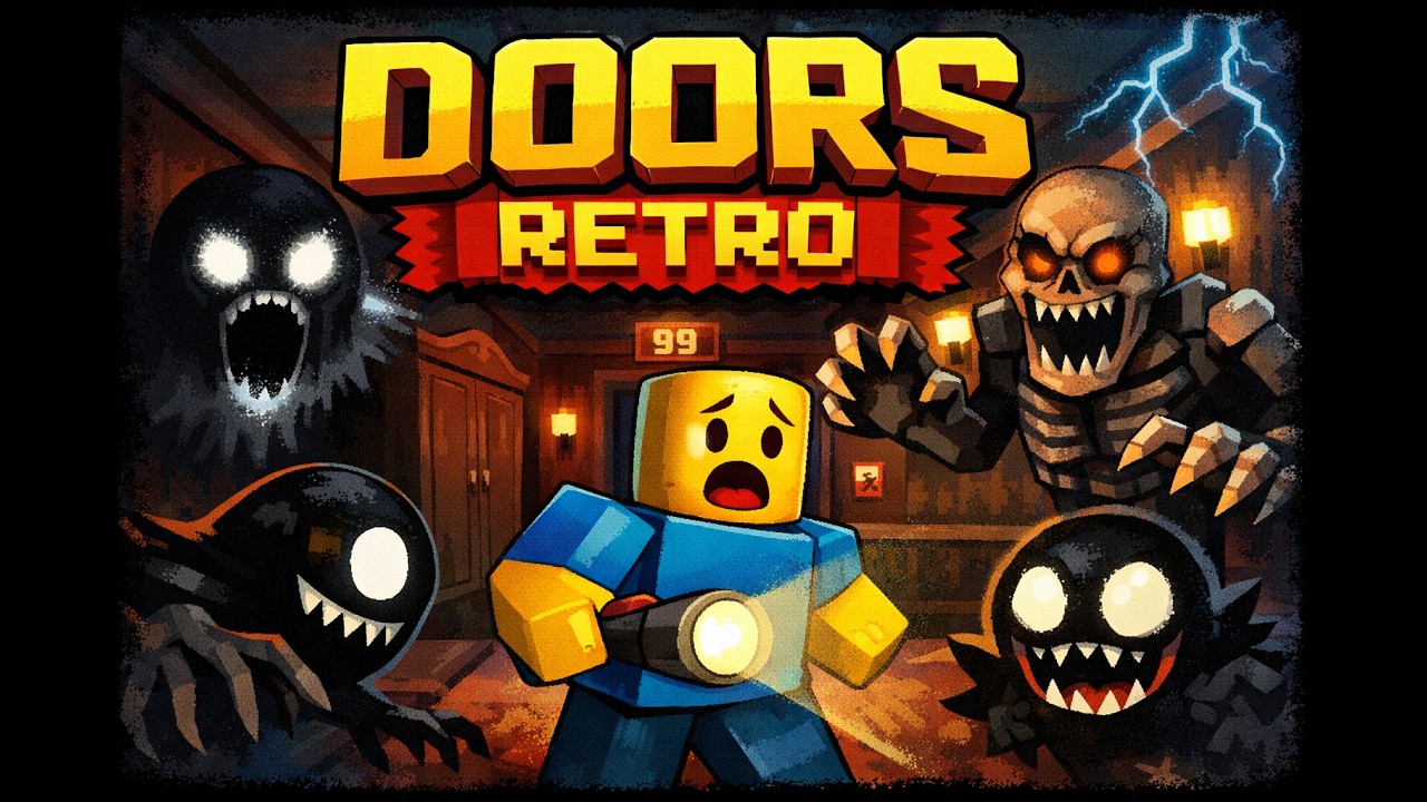 Playing Doors But Retro! (DOORS RETRO+)