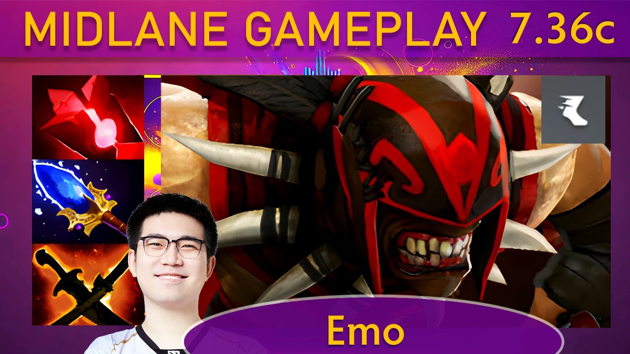 ✨ New Patch 7.36c Emo Bloodseeker |KDA - 41 KP - 100%| Mid Gameplay - Dota 2 Top MMR