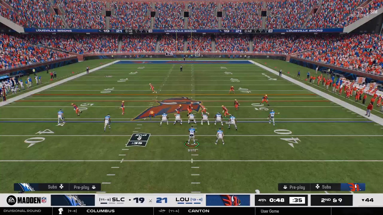 Global Football League Playoffs Top 8 Div Weekend🏉 AFC  (7) Salt Lake City vs (1) Louisville