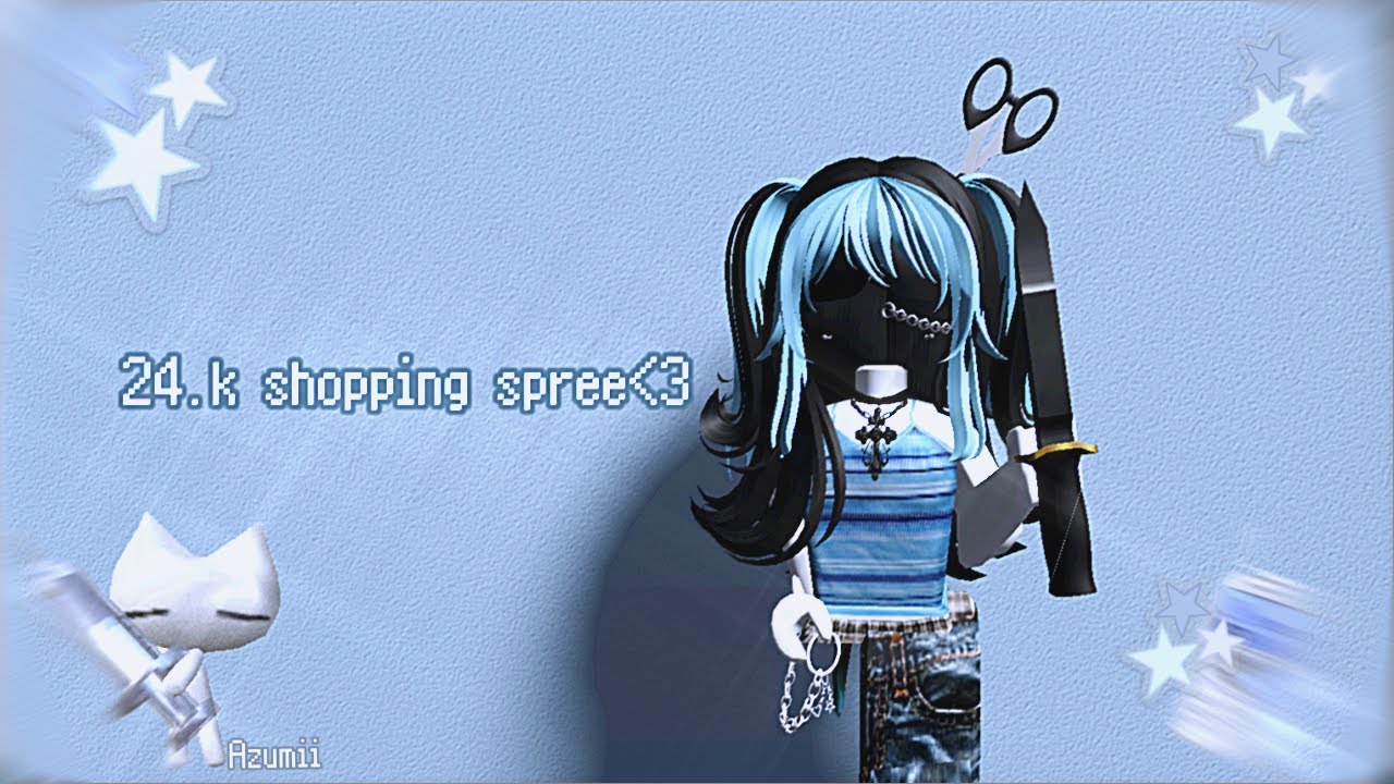 🤍24.k roblox shopping spree :D // buying korblox/ покупка корблокса// трата робуксов🪬🧿