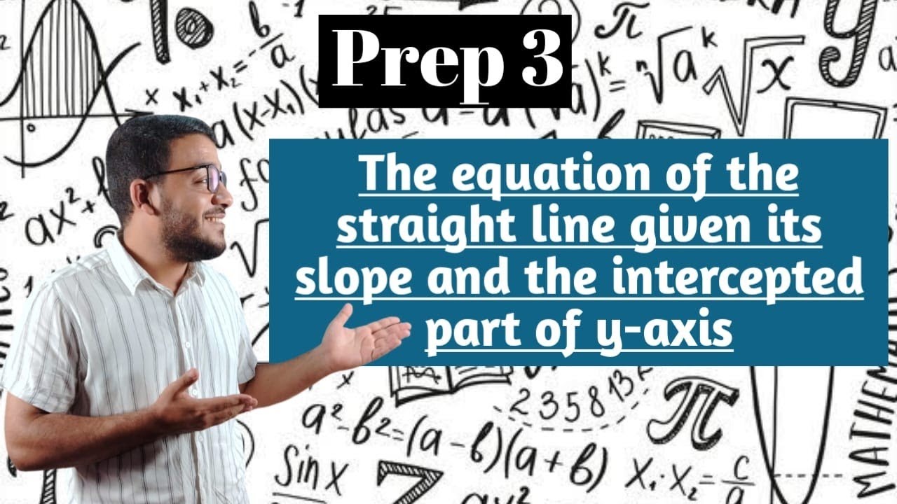 The equation of straight line given its slope and the intercepted part of y_axis