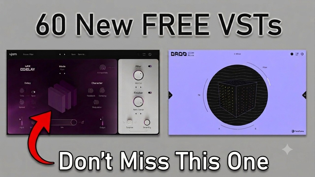 60 New FREE VSTs - Don't Miss This Delay!!!