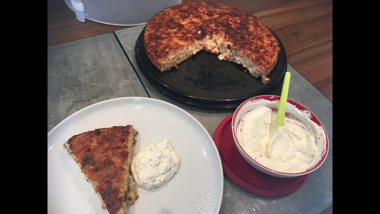 Der wohl schnellste Zwiebelkuchen der Welt im Monsieur Cuisine Plus oder Connect