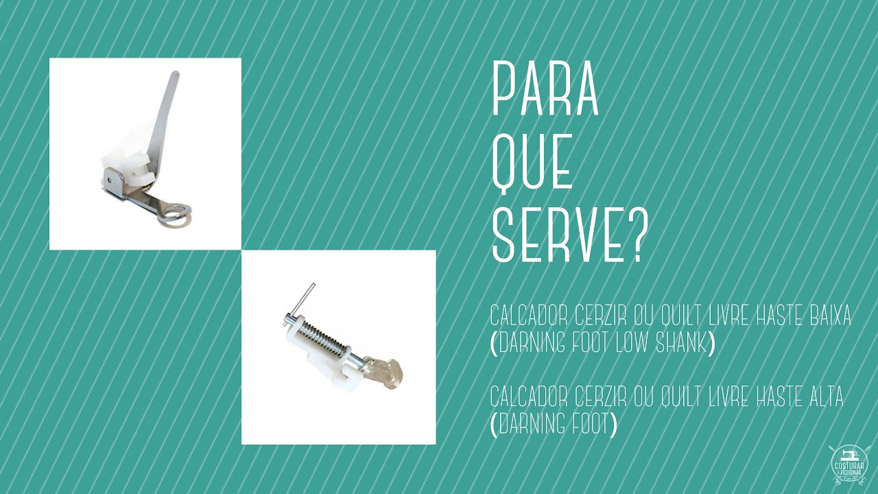 Calcador de Cerzir ou Quilt Livre - Para que Serve?