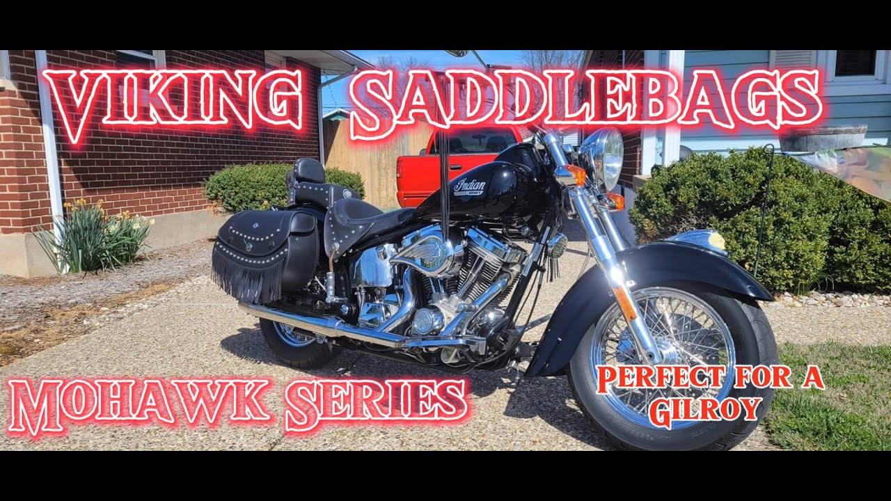 Viking  Saddlebags Mohawk Series for 2002 Gilroy Indian Spirit