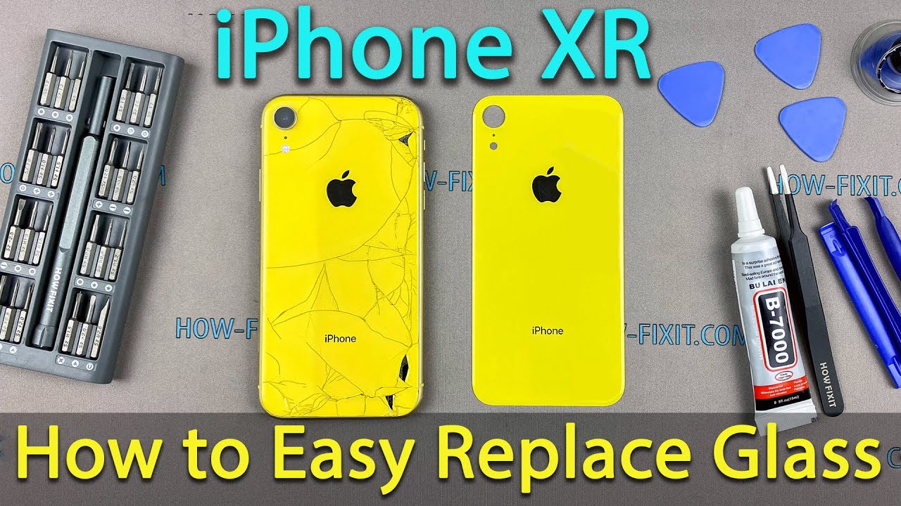 Простая замена стекла iPhone XR без разборки
