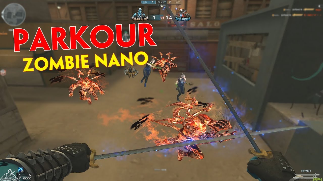 Thử Thách Hero Băng Parkour Zombie NANO Mới - Rùa Ngáo