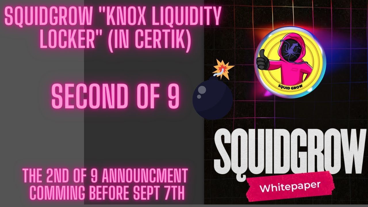 SquidGrow Utility Release | 
