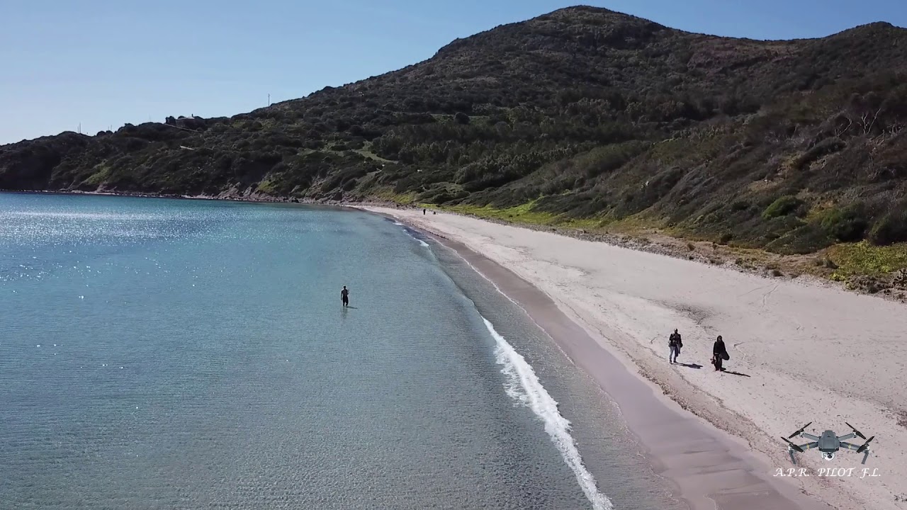 Spiaggia di  Coaquaddus  isola di Sant' Antioco  