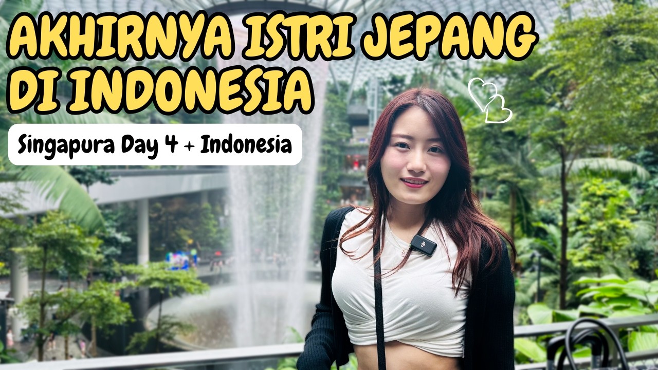 AKHIRNYA ISTRI JEPANG PERTAMA KALI MENGINJAKAN KAKINYA DI INDONESIA!