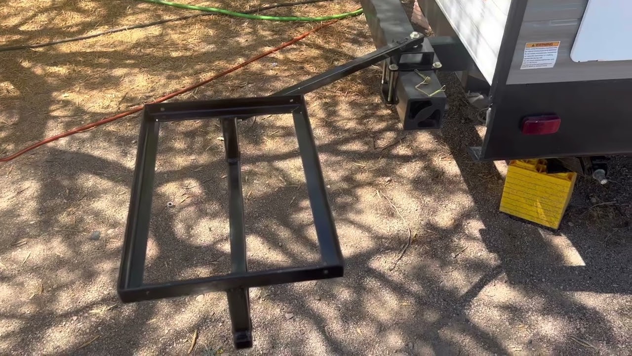 Homemade RV Bumper Grill Mount