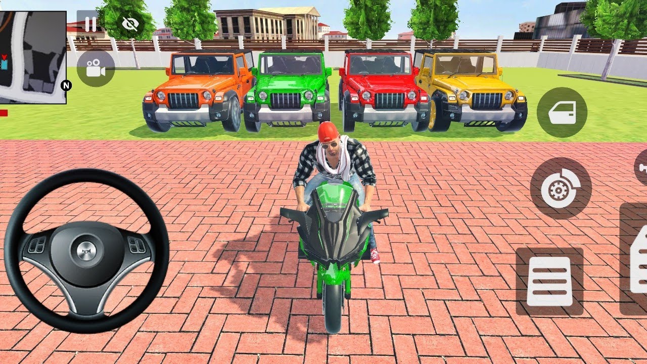 🚀Indian Theft Auto Franklin Order In Indian🤩 Red Aroplane And  red bike Indian Police SUV Game
