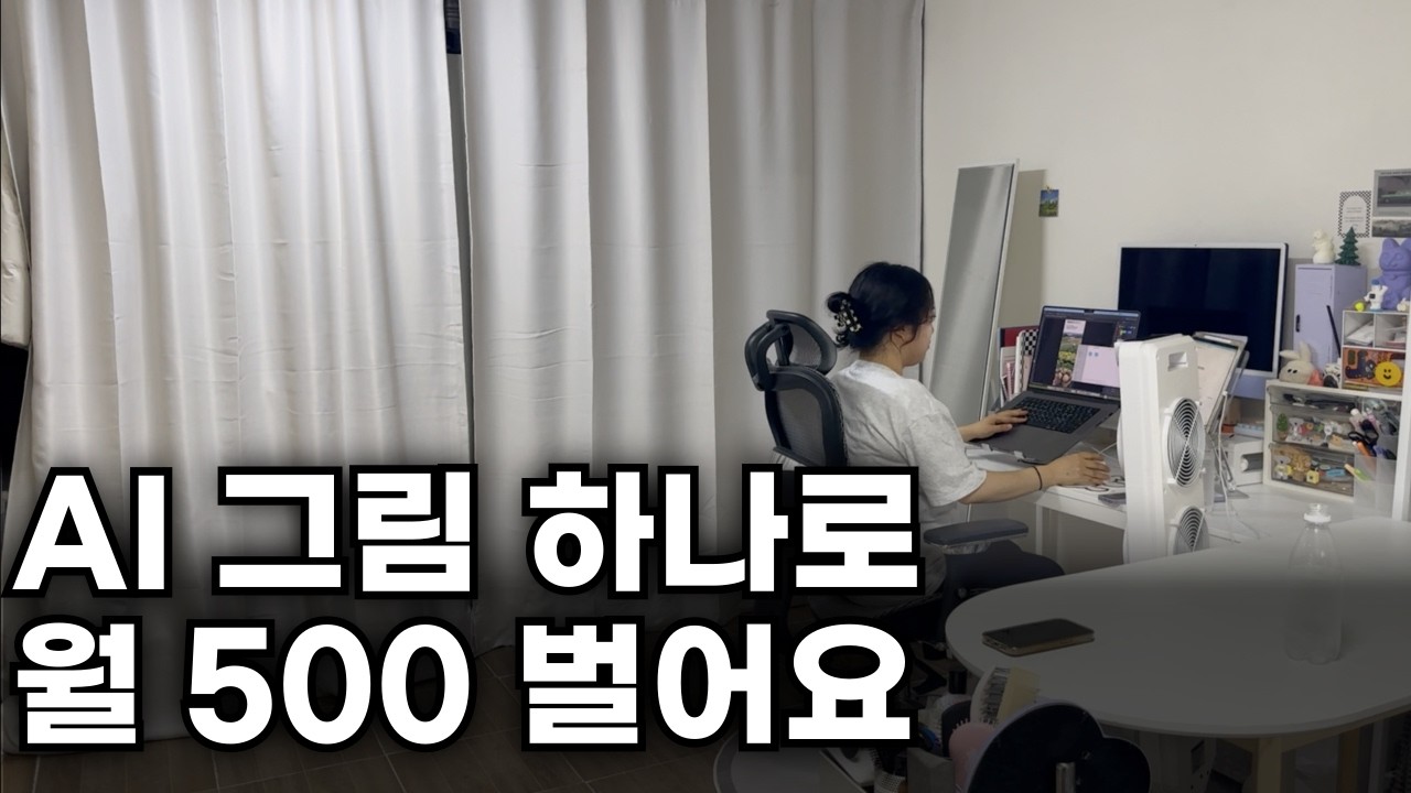 AI가 만든 그림 팔아서 건당 150 버는 89년생 여자 | 부업