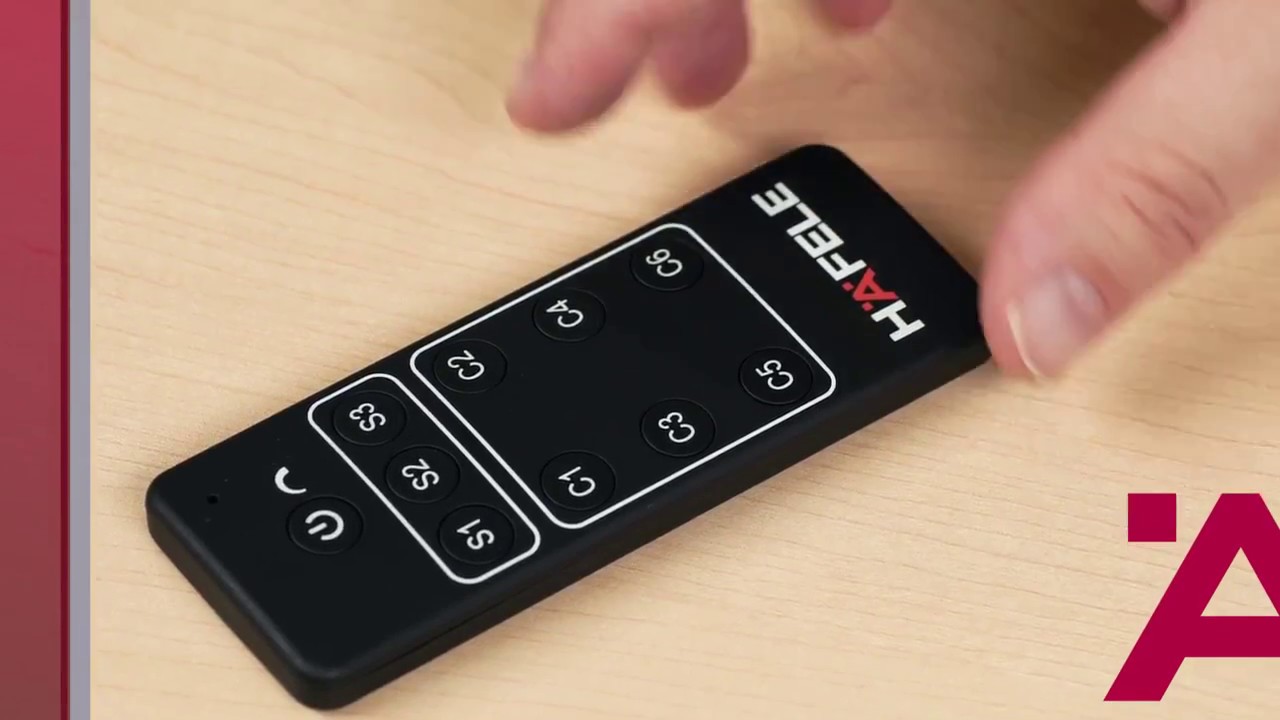 Installing the Hafele Loox LED Lighting Remote Control | KitchenSource.com