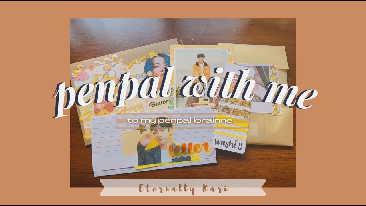penpal with me - bts butter theme | dear lorainee