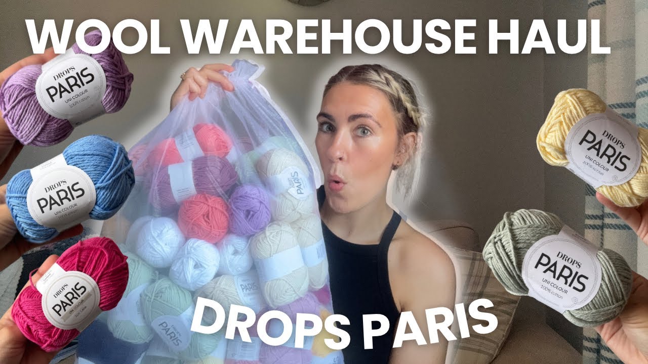 My BIGGEST Yarn Haul EVER! | DROPS Paris Overload 🧶Wool Warehouse | Love and Yarn Studio 