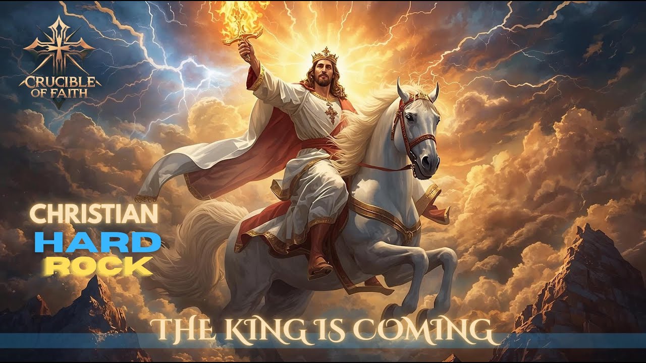 The King is Coming | Epic Christian Rock anthem of power and prophecy | Official Lyric Video
