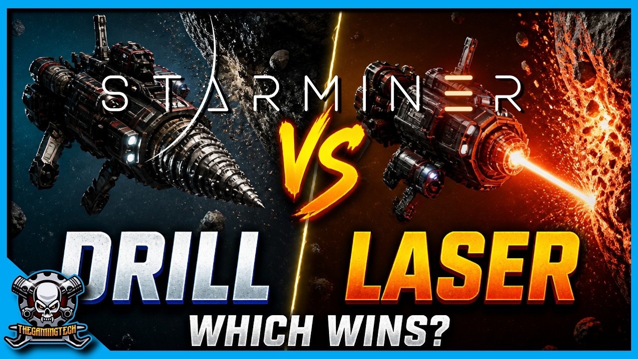 Wiertło g&oacute;rnicze kontra laser g&oacute;rniczy w Starminer &mdash; co jest lepsze?