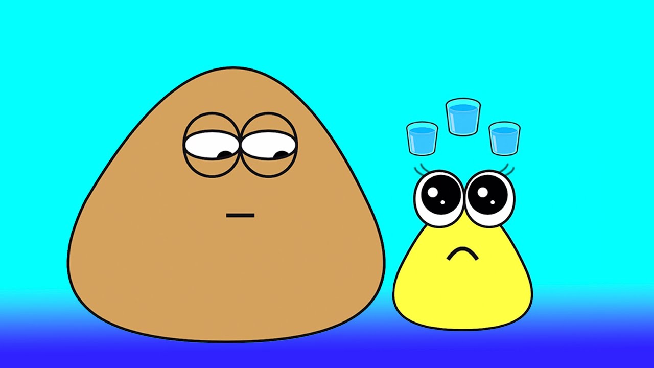 POULINA NÃO QUER BEBER ÁGUA | Pou Vlogs