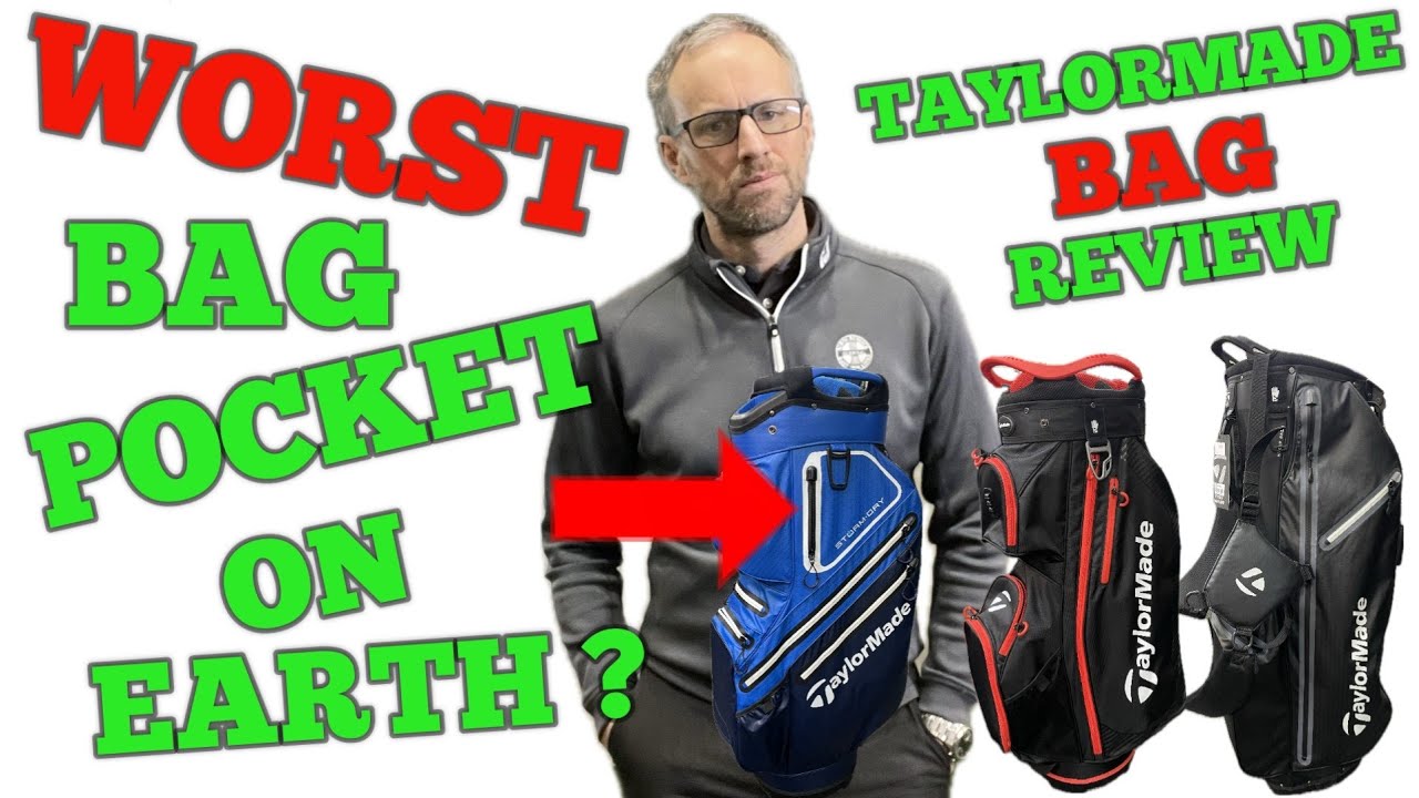TAYLOR MADE GOLF BAG REVIEW , PRO CART BAG, STORM DRY CART BAG, FLEX TECH WATERPROOF STAND BAG
