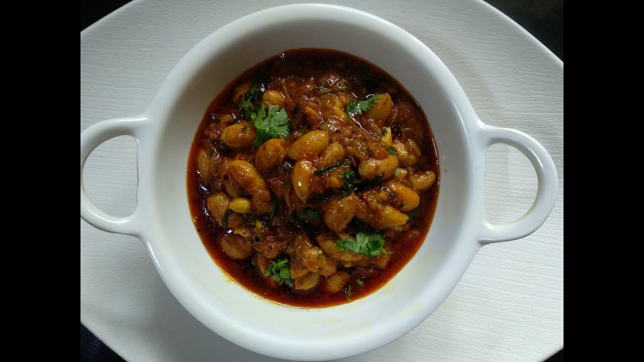 ओल्या शेंगदाण्याची भाजी | काळ्या मसाल्यातली ओल्या शेंगदाण्याची भाजी | Kiran Recipe