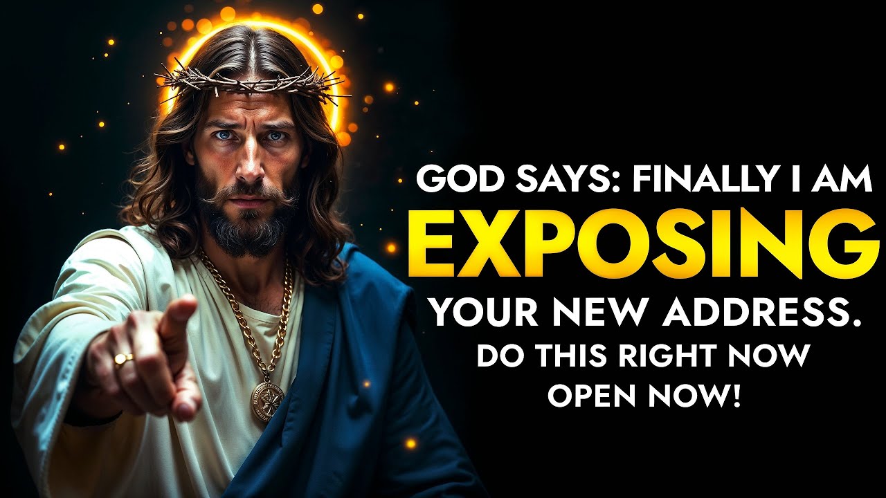 🔴God Says: I AM EXPOSING YOUR NEW ADDRESS... DO THIS ASAP! | God message Today | God's message