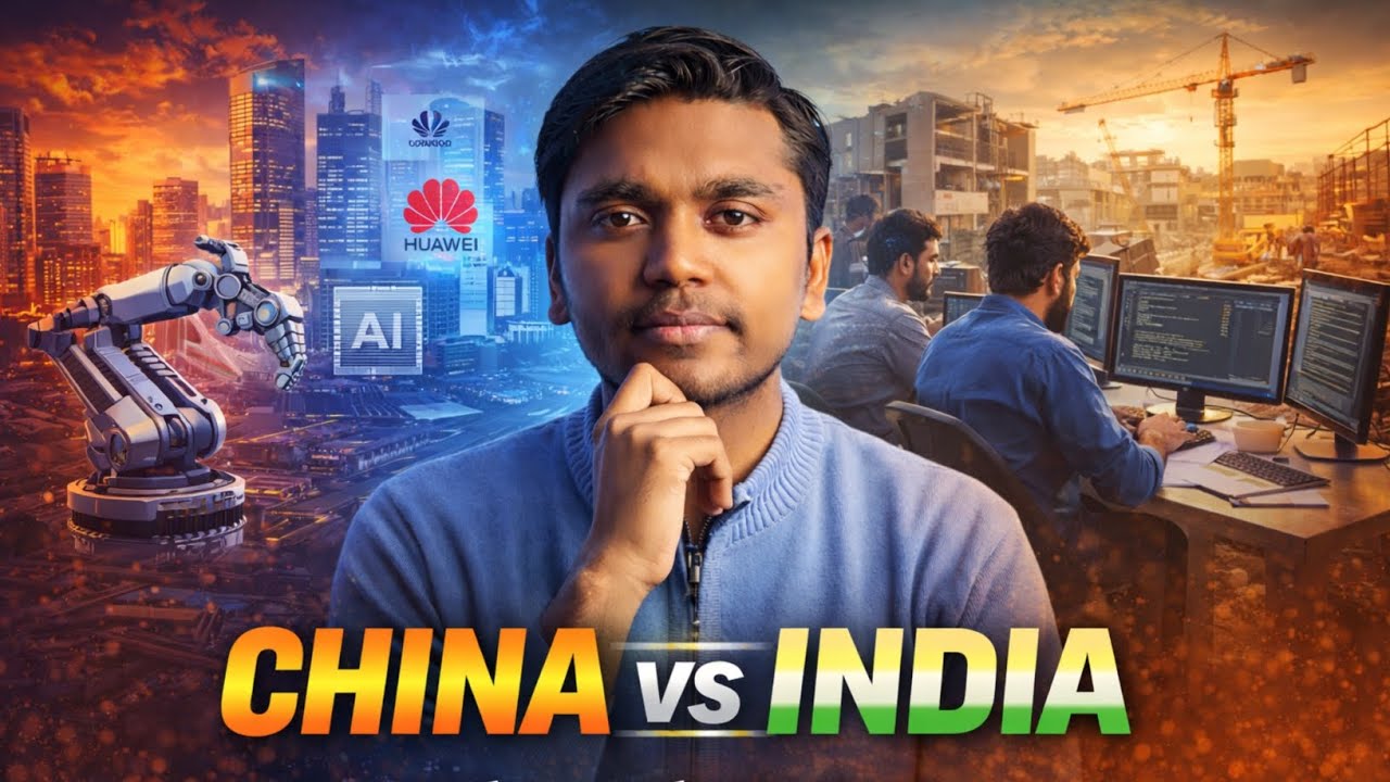 China Youth Ahead 😎 , India Youth Struggling 😰 — Why ?  #chinavsindia #indianyouth 