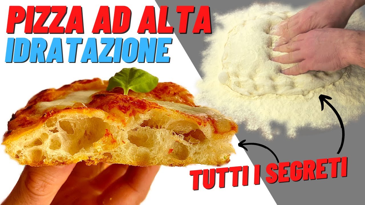 PIZZA IN TEGLIA AD ALTA IDRATAZIONE - MAI PIU' PROBLEMI