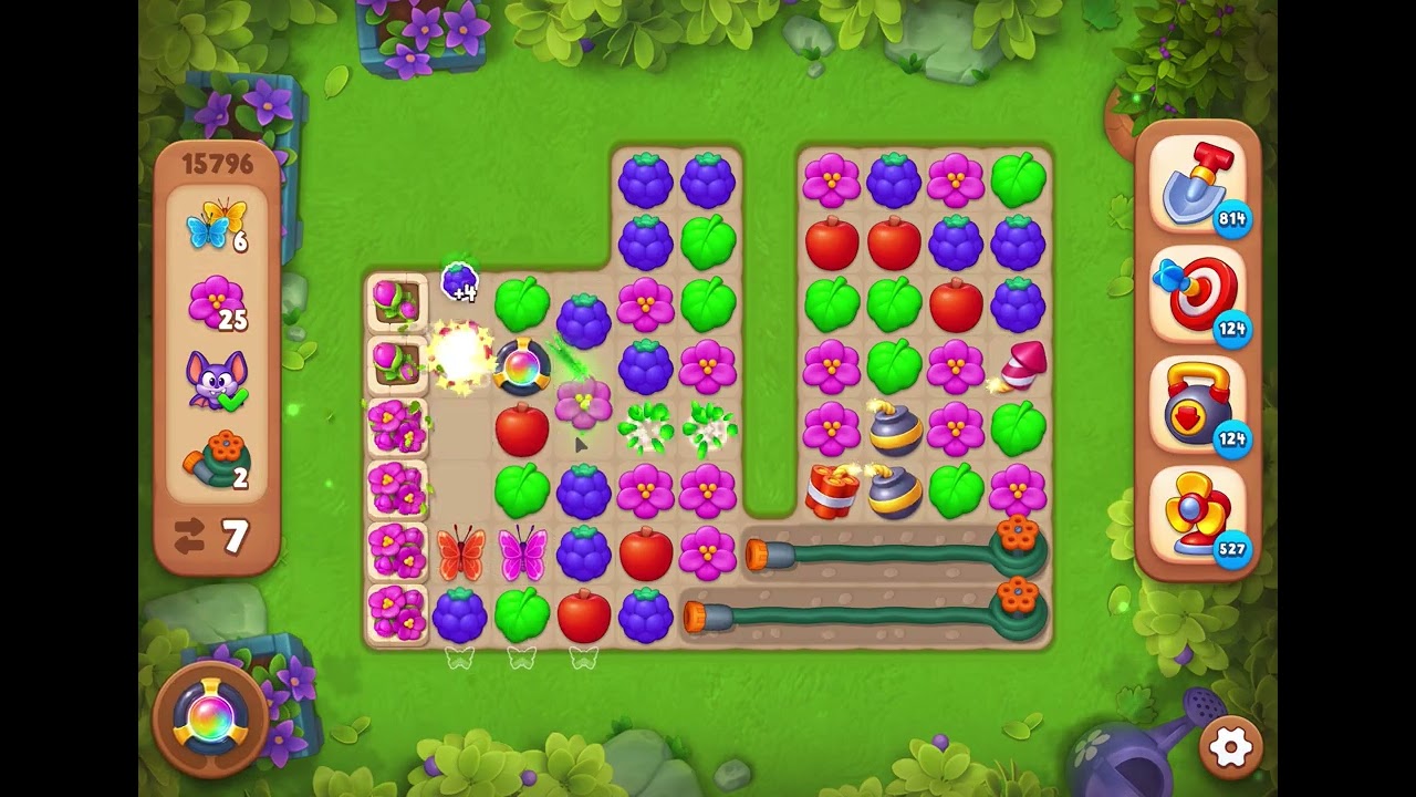GardenScapes Level 15796 no boosters 