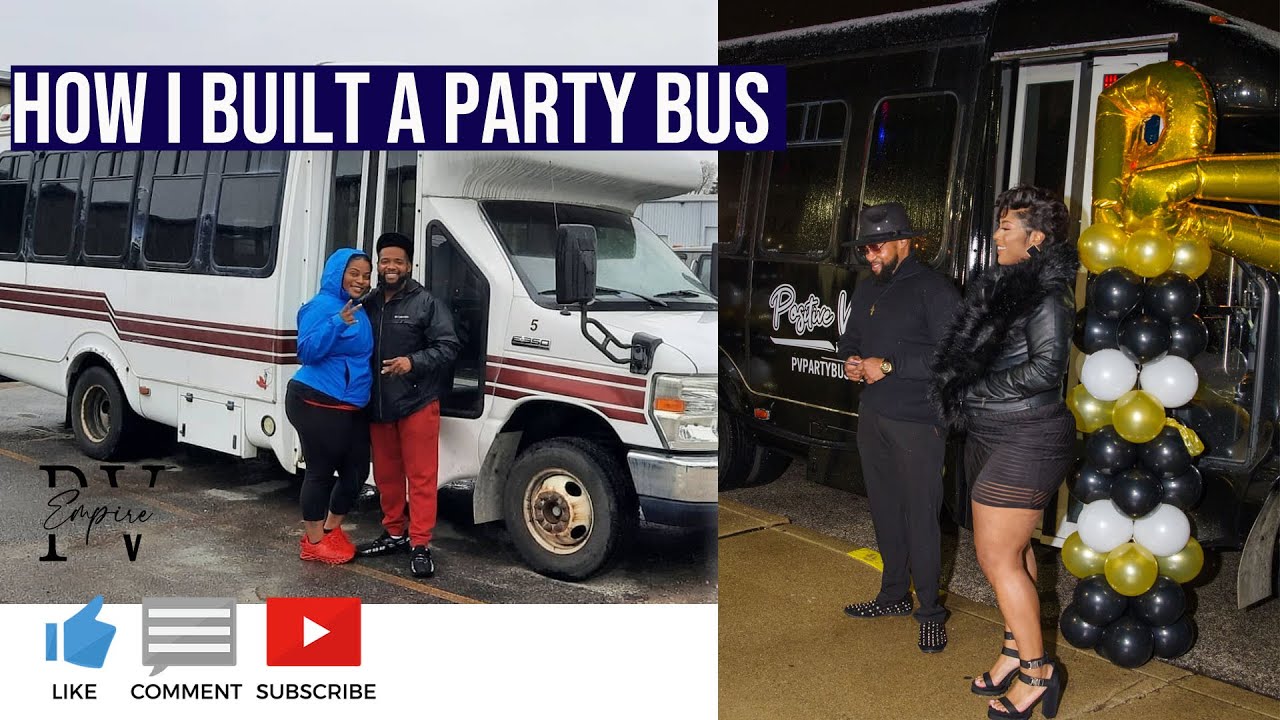 VLOG + HOW I BUILT A PARTY BUS | PARTY BUS CONVERSION