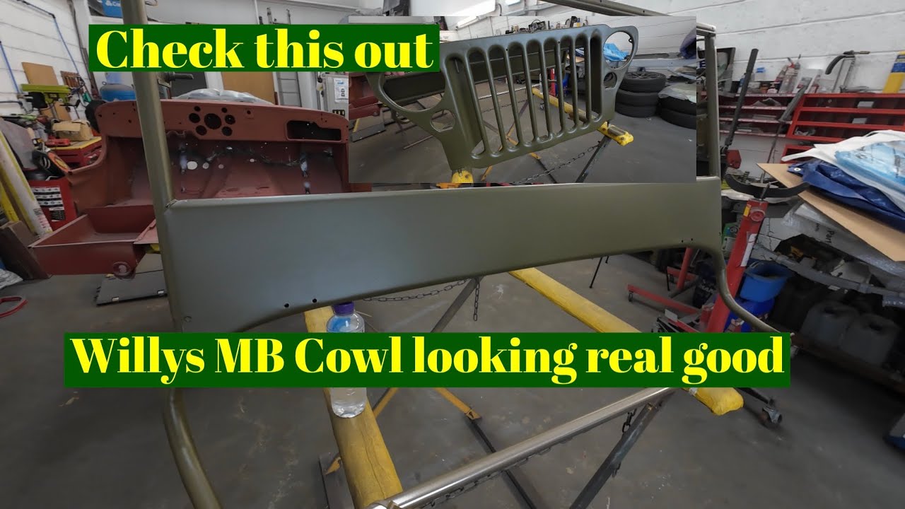 Willys MB Windscreen Cowl paint update
