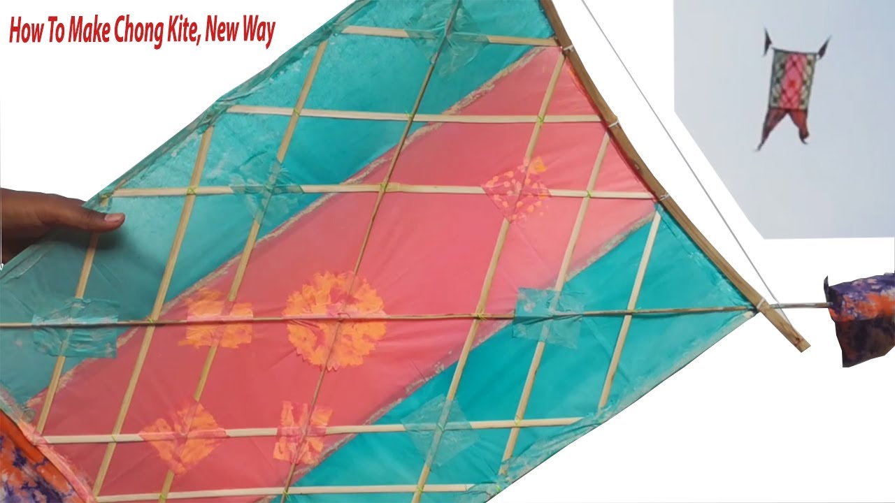 How to Make Chong Kite At Home #kite