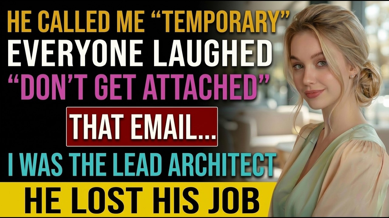 He Called Me “Temporary” At His Birthday Dinner… Then He Lost His Job