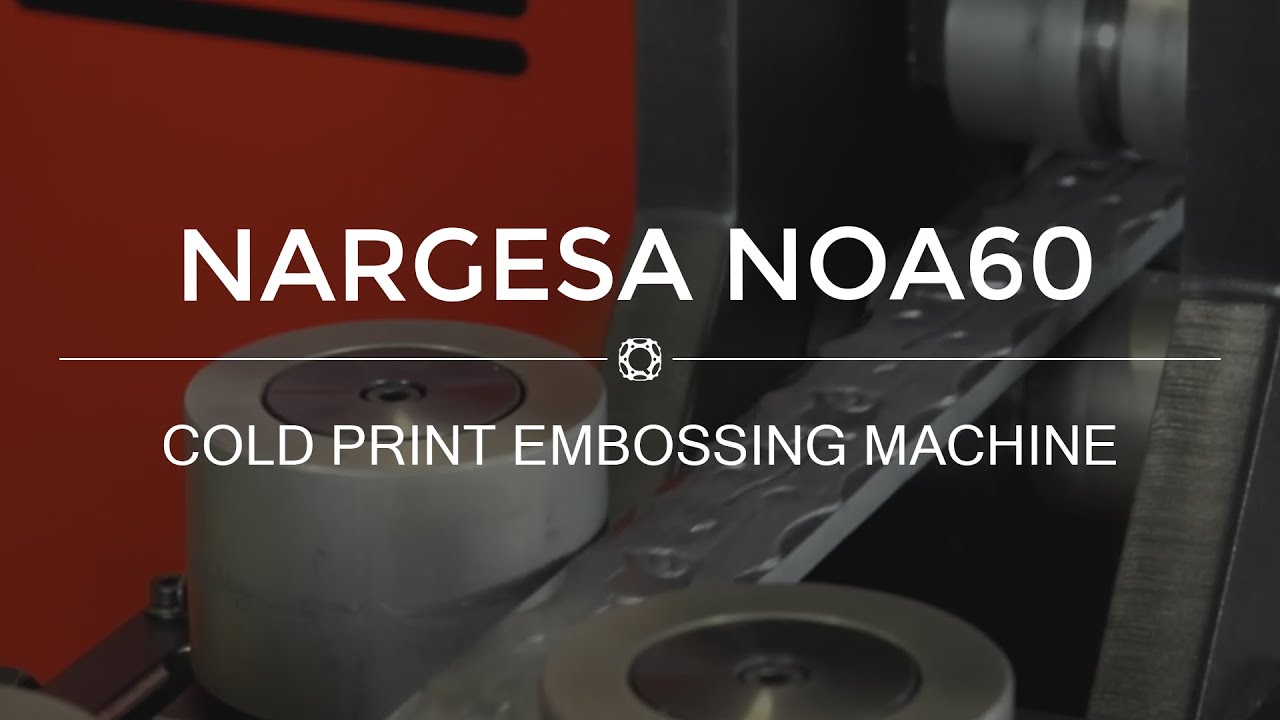 Nargesa NOA60 - Embossing Machine - Cold Prints | Metal Emboss - Quantum Machinery Group